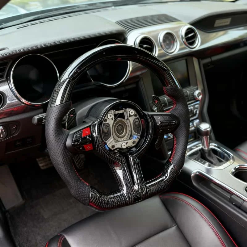 

For BMW E90 F80 F82 F01 F10 F06 F12 F13 F15 F16 F20 F22 F30 F31 F32 F33 F36 F40 F42 Magnetic Shift Paddles Carbon Steering Wheel