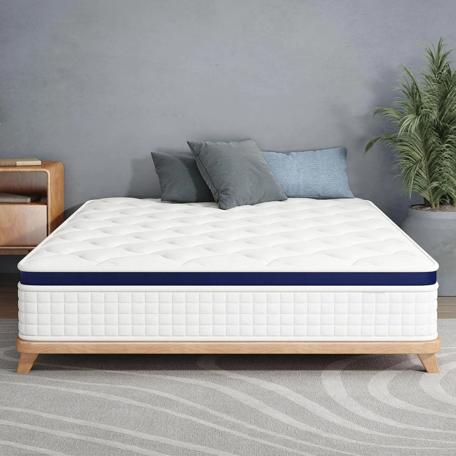 King Size Full Support Foam Mattress Roll up Mattress Cheap Box Packing Spring Mattress