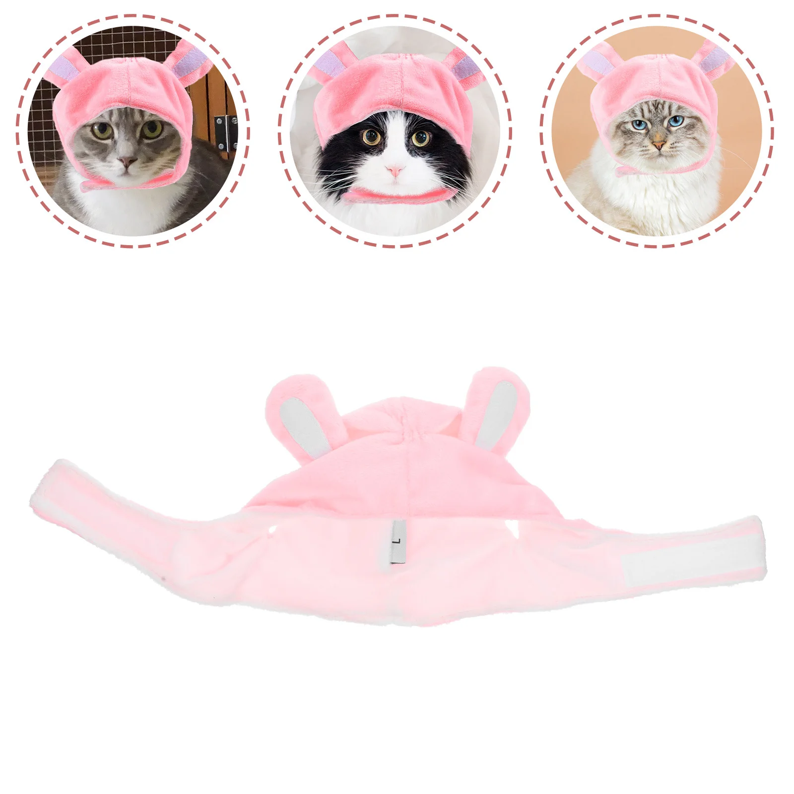 

Pet Headgear Cat Bunny Ear Easter Decoration Lightweight Stylish Headwear for Cats Dogs Cat Ear Warmer Hat for Cats