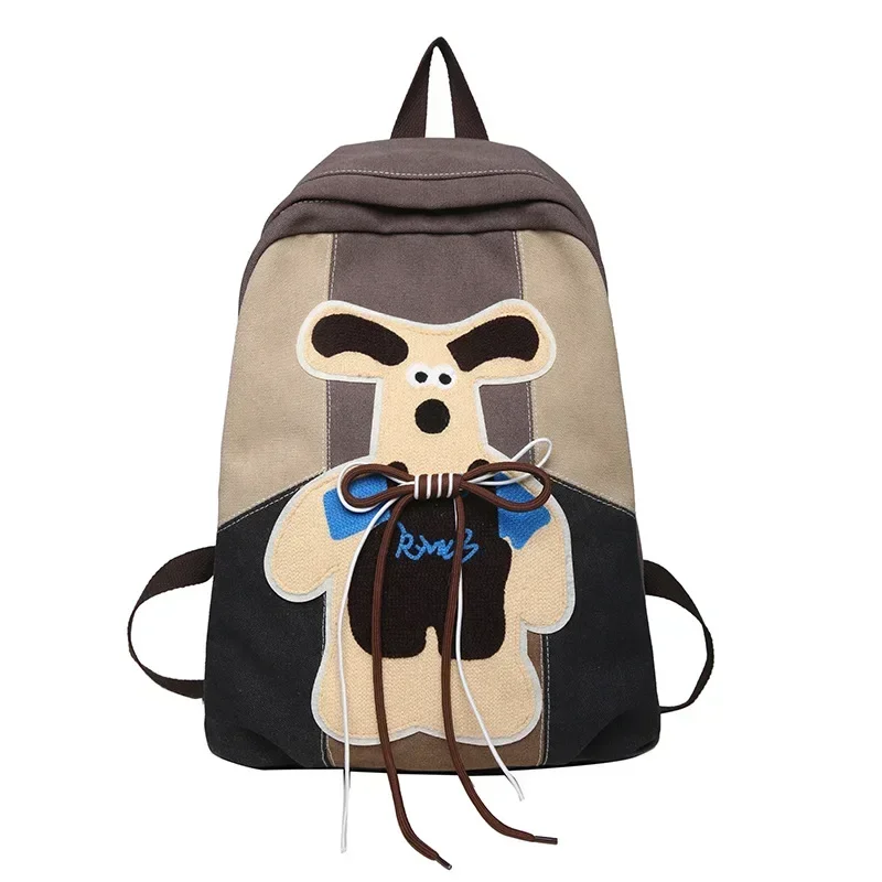 Snoopy Schoolbag Female Y2K Creative Wacky Cute Cartoon Student Backpack Handbag shoulder bag