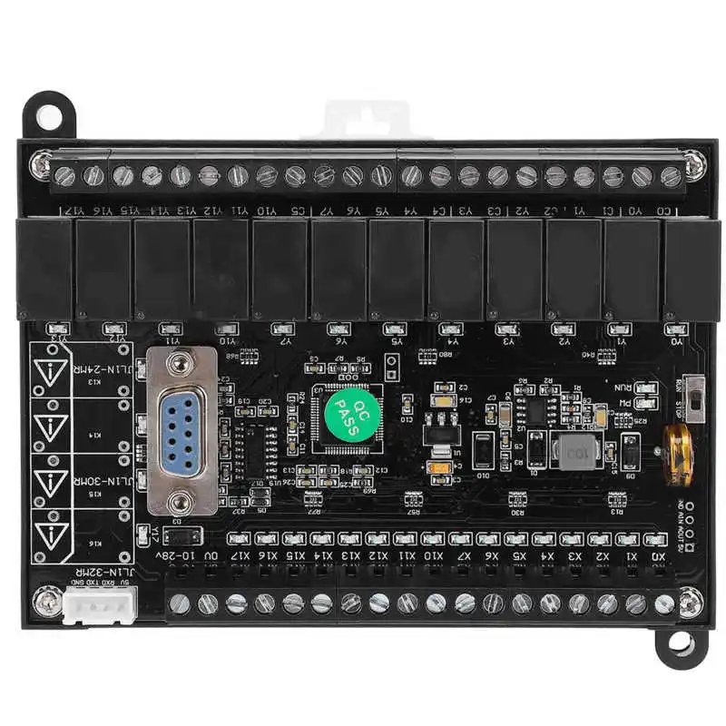 FX1N-24MR PLC Board With Base Relay Ouput DC24V Power Supply 16 In 12 Out 1AD+1DA Programmable Logic Controller