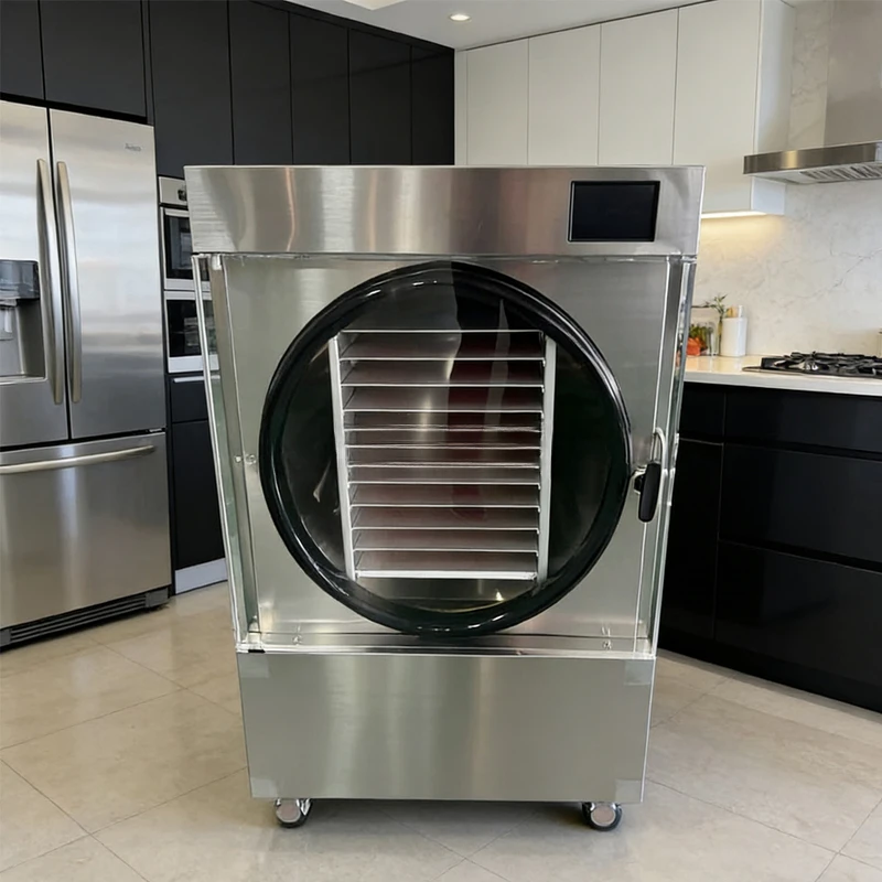 High Capacity 20Kg/H 6~10Kg Household Food Processing Freeze Drying Equipment 220V/380V 1 Year Warranty Weight 190Kg