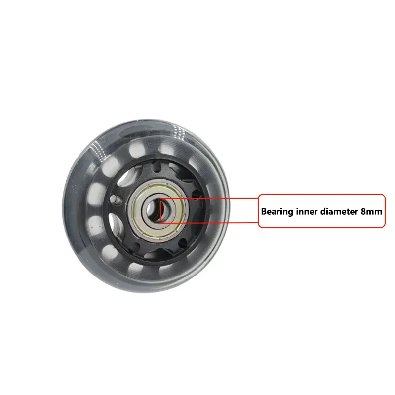 4 Pcs/lot Silent Caster 2.5 / 3 inch Single Wheel/diameter Size 65/75mm&skate/skateboard Wheel Baby Wheel Training Wheel