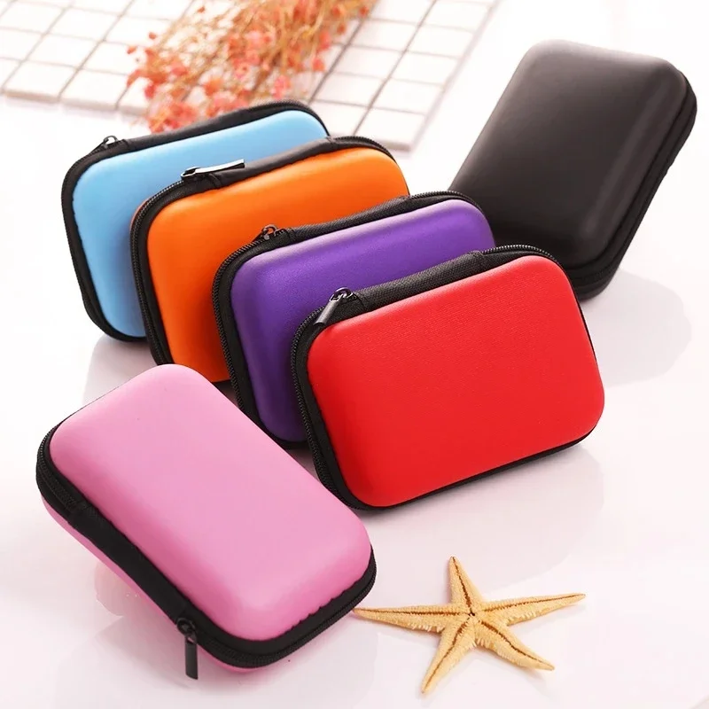 5 Colors Hard Case for Board Games Children Game Cards Travel Zipper Carry Cases Case Storage Box