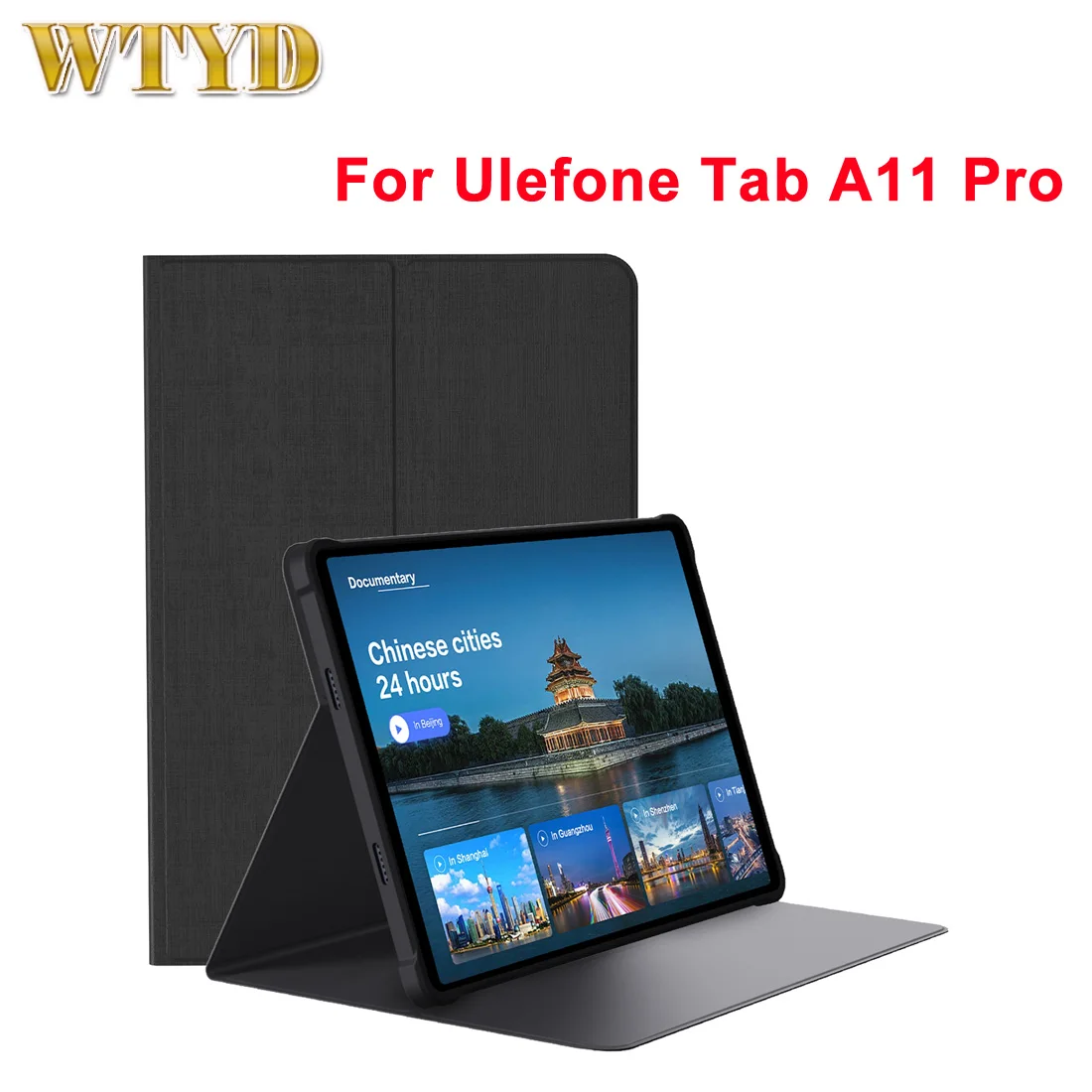 Ulefone Smart Book Cover PU Leather Case For Ulefone Tab A11 Pro