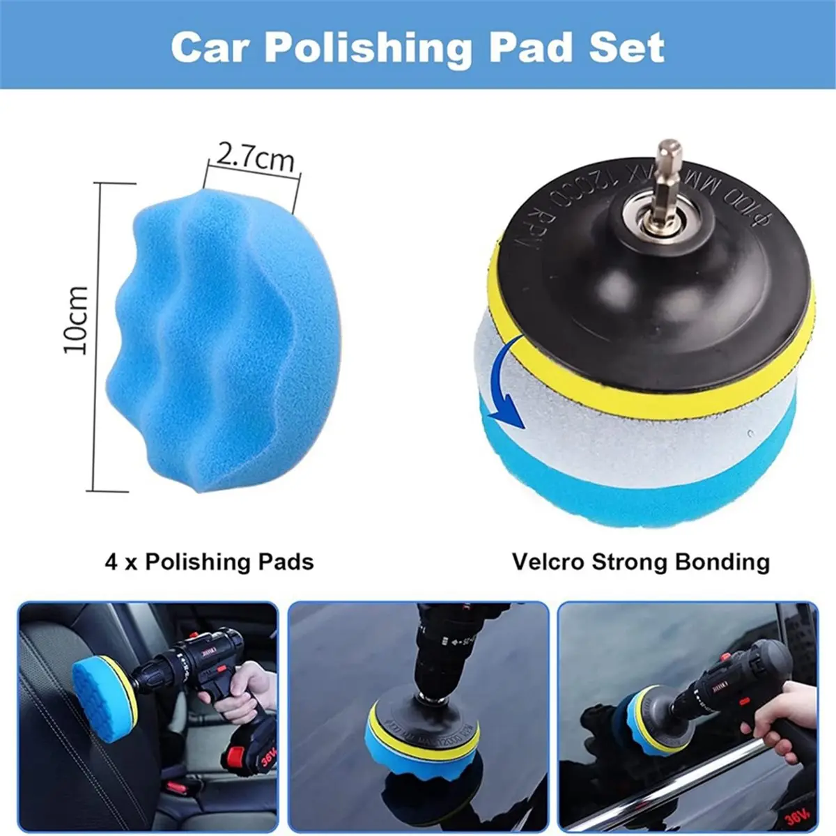 21PCS Car Detailing Brush Set, Car Detailing Kit with , Car Wash Kit & Cleaning Tools for Interior Exterior