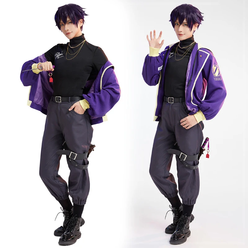 Vivi-Cos Anime Vtuber NIJISANJI Shoto Cool Handsome Cosplay Halloween Men's Costume Role Play Carnival New S-XL