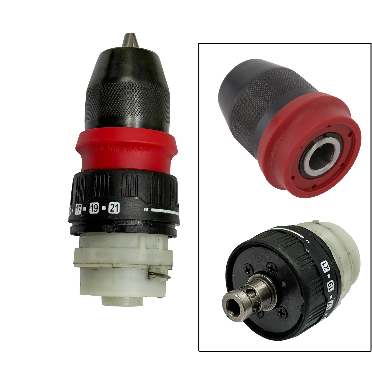 1pc Quick Connect Drill Chuck Assembly 0.8-10mm Clamping Head Gearbox- For Electric Drill Bit Power Tools Metal Drill Chuck Head