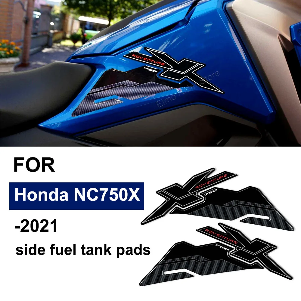 

For Honda NC 750X 2021 Motorcycle 3D Gel Epoxy Resin Sticker Tank Pad Waterproof Anti-scratch Protection Kit