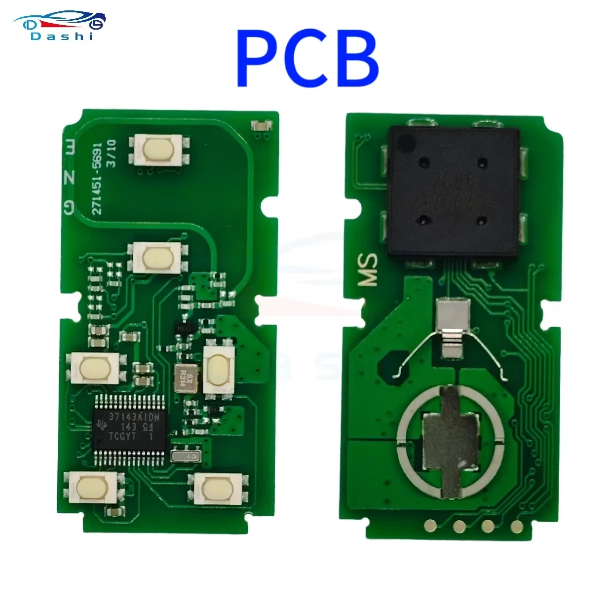 314.3MHz 4D Chip Car Key FobFor Toyota Sienna 2011 2012 2013 2014 2015 2016 2017 2018 2019 271451-5691 HYQ14ADR Smart Remote