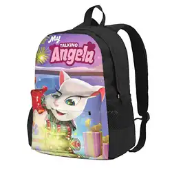 Trital The My Talking And Friends Tom 2 2021 School Bags Travel Laptop Backpack Cartoon Talking Tom Series The Movie 2020 2022