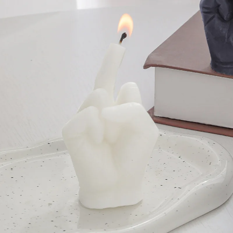 Middle Finger Scented Candles Home Decor Wedding Gifts Emergency Candles for Party