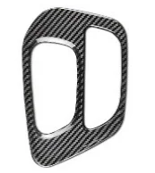 

Carbon Fiber Gear Shift Panel Hard Black For New Dodge Challenger Real Sticker Trim Interior Accessories Decoration Auto Parts