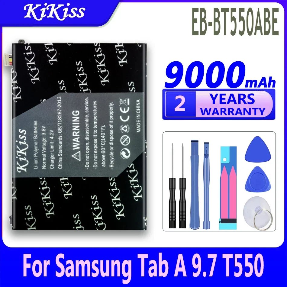 

Сменный аккумулятор EB-BT550ABE 9000 мАч для Samsung Galaxy Tab A 9,7 дюйма SM-T550 SM-P550 P555C T555C T555 P351 T555