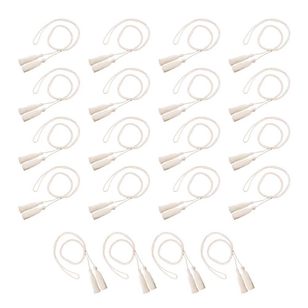 

20Pcs Tassel Tieback Decorative Rope for Curtains Home Interior Door Hanger Wall Cradle Bedroom Living Room Patio Office