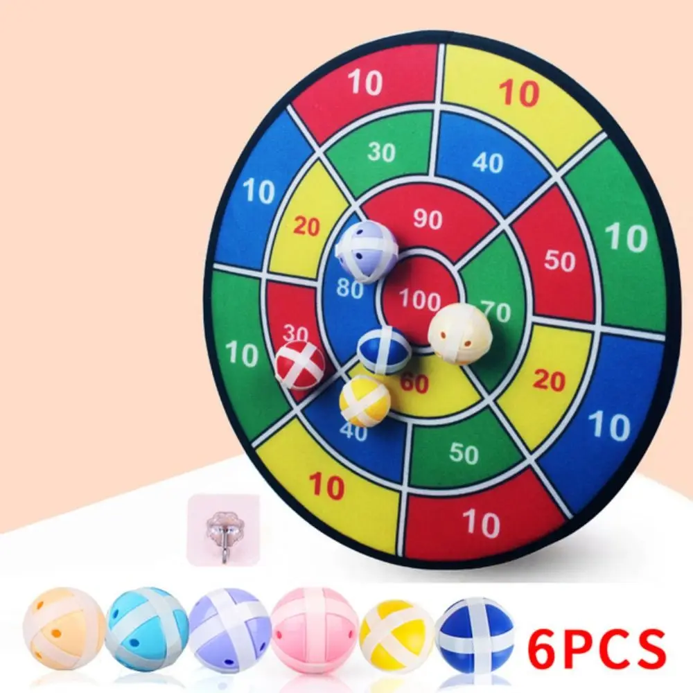 Cute Number Dart Board Target Cloth Cartoon Pattern Sports Game Toys Sticky Ball Toy Pitching Game