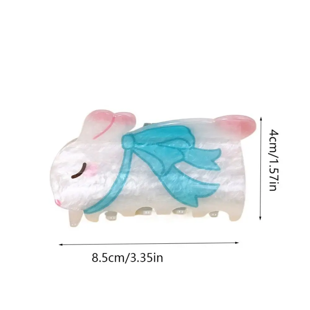 Irregular Double-sided Printed Hair Claw Acrylic Geometry Jellyfish Shark Clip Bird Hair Clip Ocean Animal Claw Clip Girls