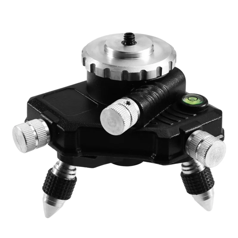 ABRB-регулируемый вращающийся лазерный уровень, металлический кронштейн для штатива, вращающаяся основа на 360° для интерфейса 1/4 дюйма