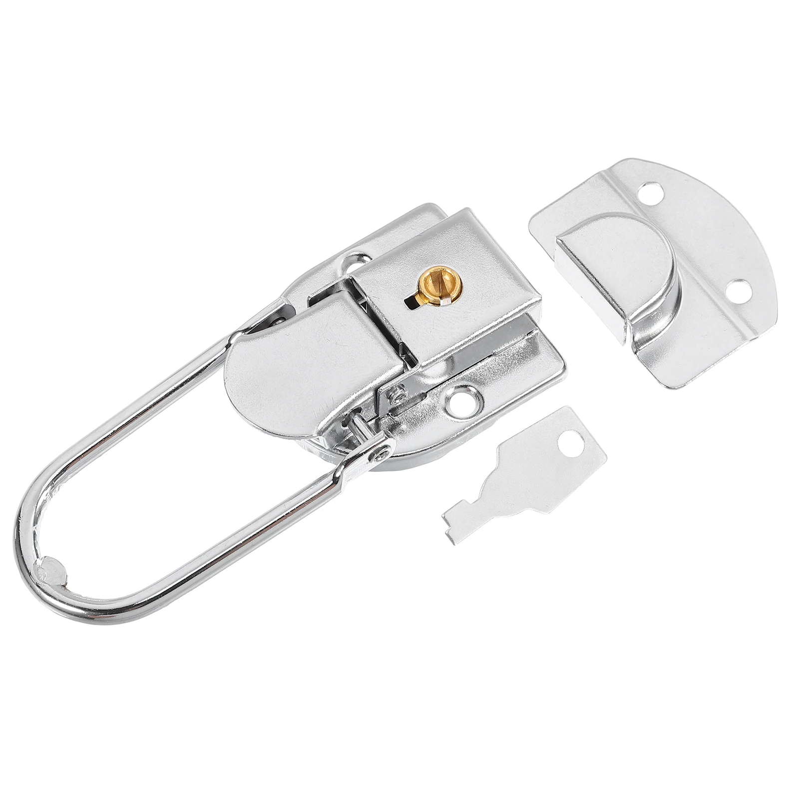 

Reliable Toggle Latch Suitcase Lock Durable Iron Material Practical Secure Travel Bag Lock Buckle Jewelry Box Latch