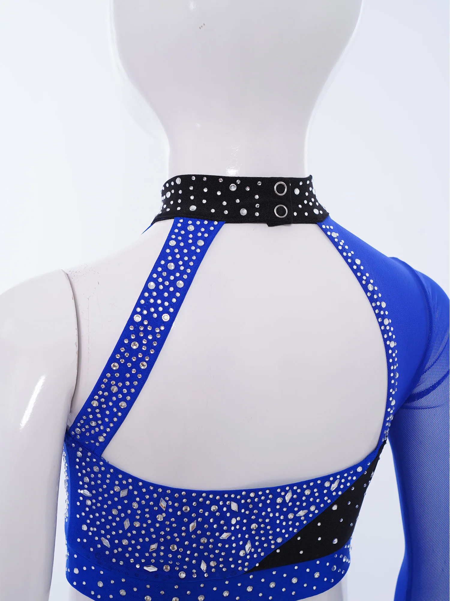 Crianças meninas dança latina desempenho traje lírico ballet dança outfit um ombro strass colheita topo + borla briefs saia conjunto