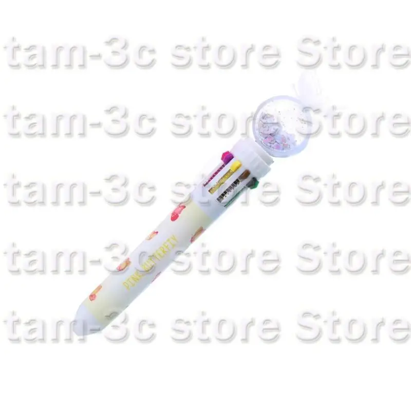 D0UA 스팽글 다색 펜 만화 볼 펜 10 색상의 펜 글쓰기