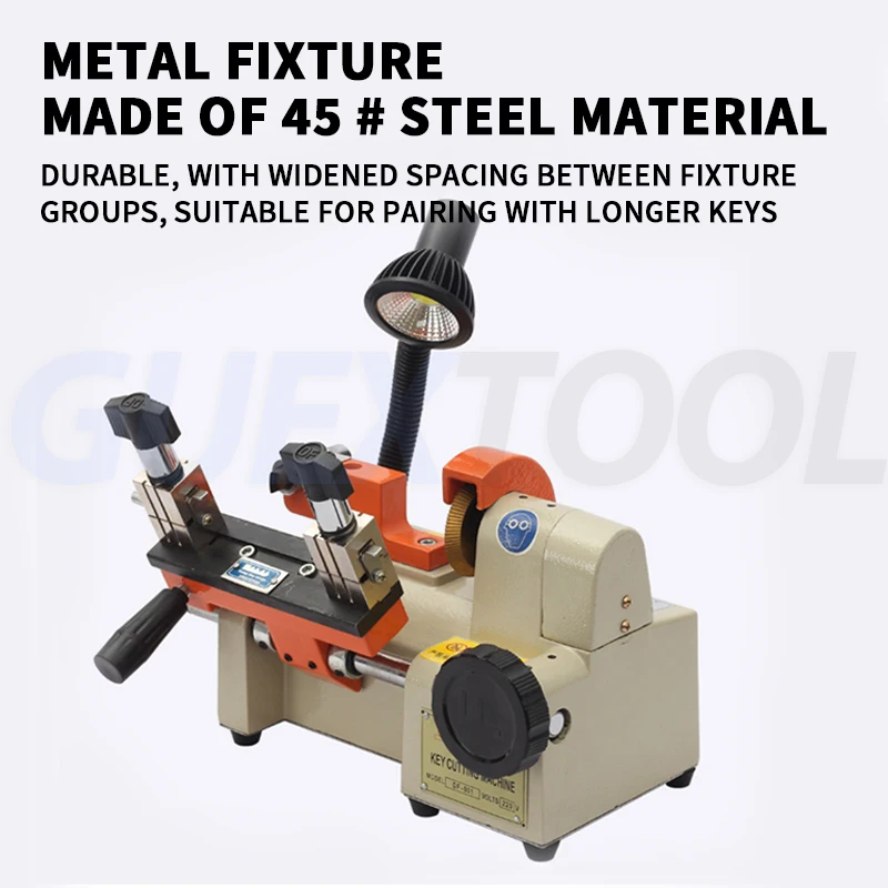 Horizontal Electronic Key Machine Portable Key Copier DF-001 Desktop Electronic Key Carving Compact Key Duplicator Machine