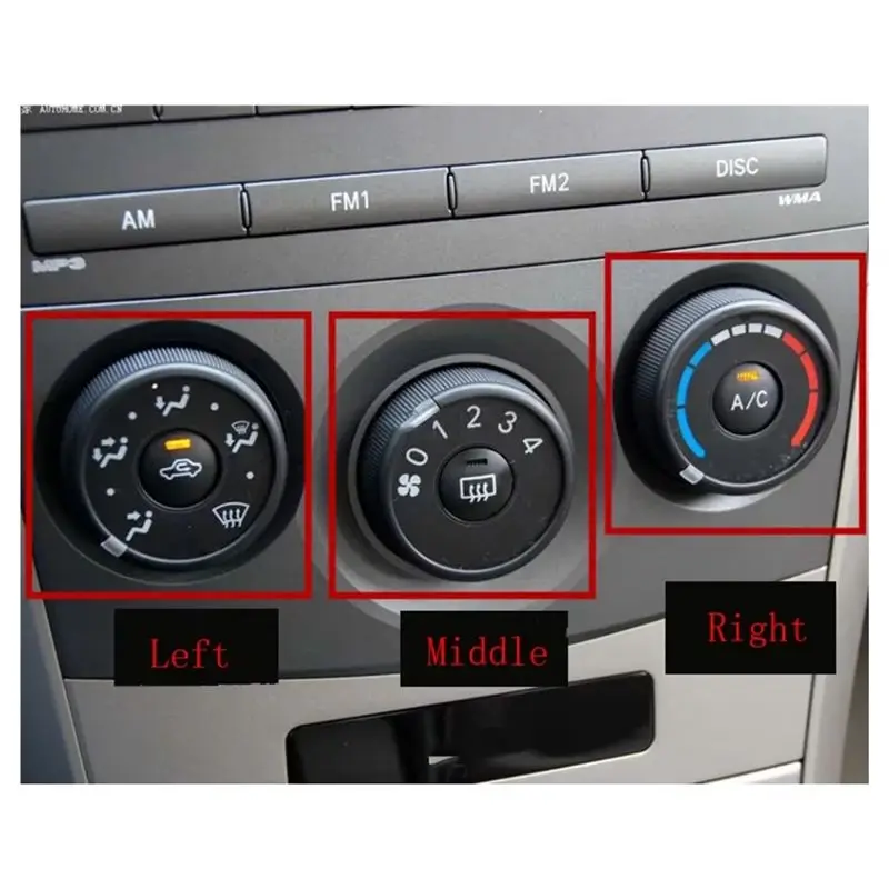 Dependable-Car Air Conditioning Panel Switch AC Control Switch Knob For Toyota Corolla RAV4 2006-2013