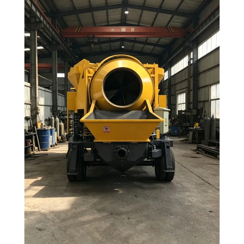 Concrete Pump Trailer-mounted Concrete Pump 40 Diesel Concrete Mixer Hydraulic Pump