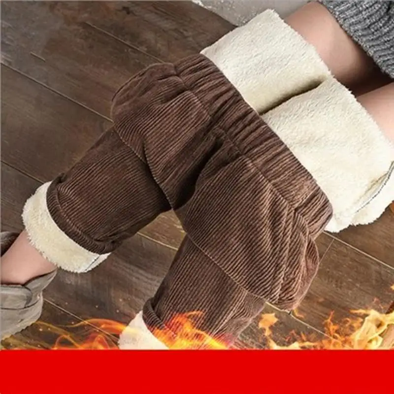 Calças casuais grossas de pelúcia femininas calças quentes de veludo outono inverno leggings cintura alta harem calças femininas Брюкижgurasе
