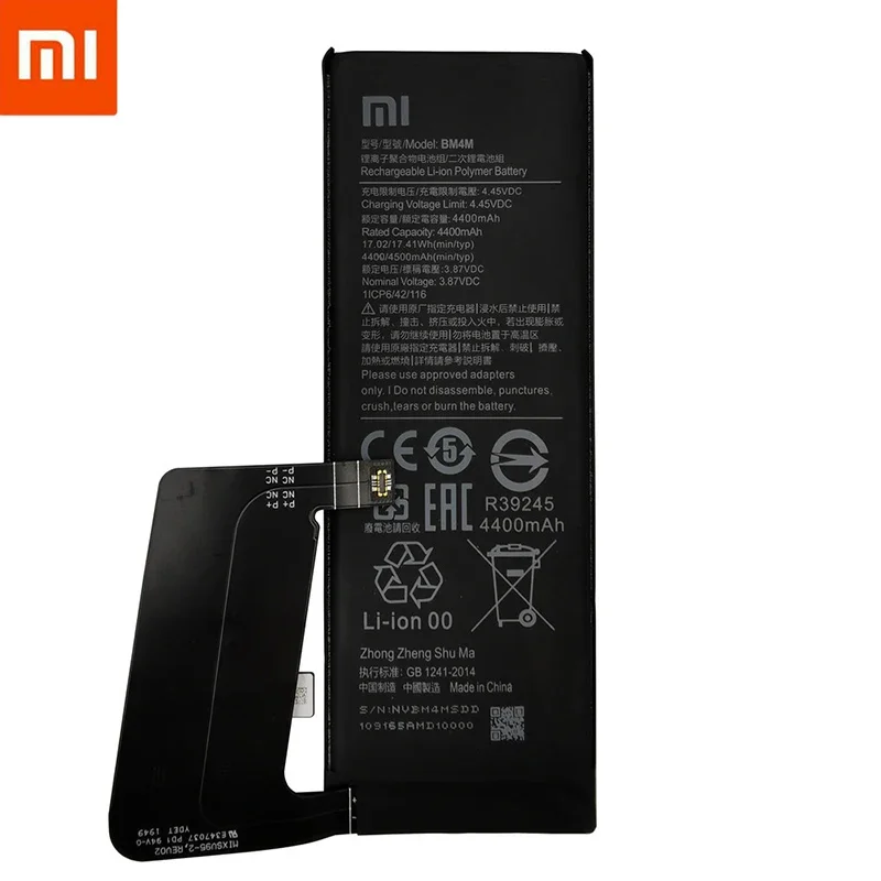 100% Original 4500mAh Replacement Battery BM4M For Xiaomi Mi 10 Pro 5G 10Pro Genuine Phone bateria Batteries Fast Shipping