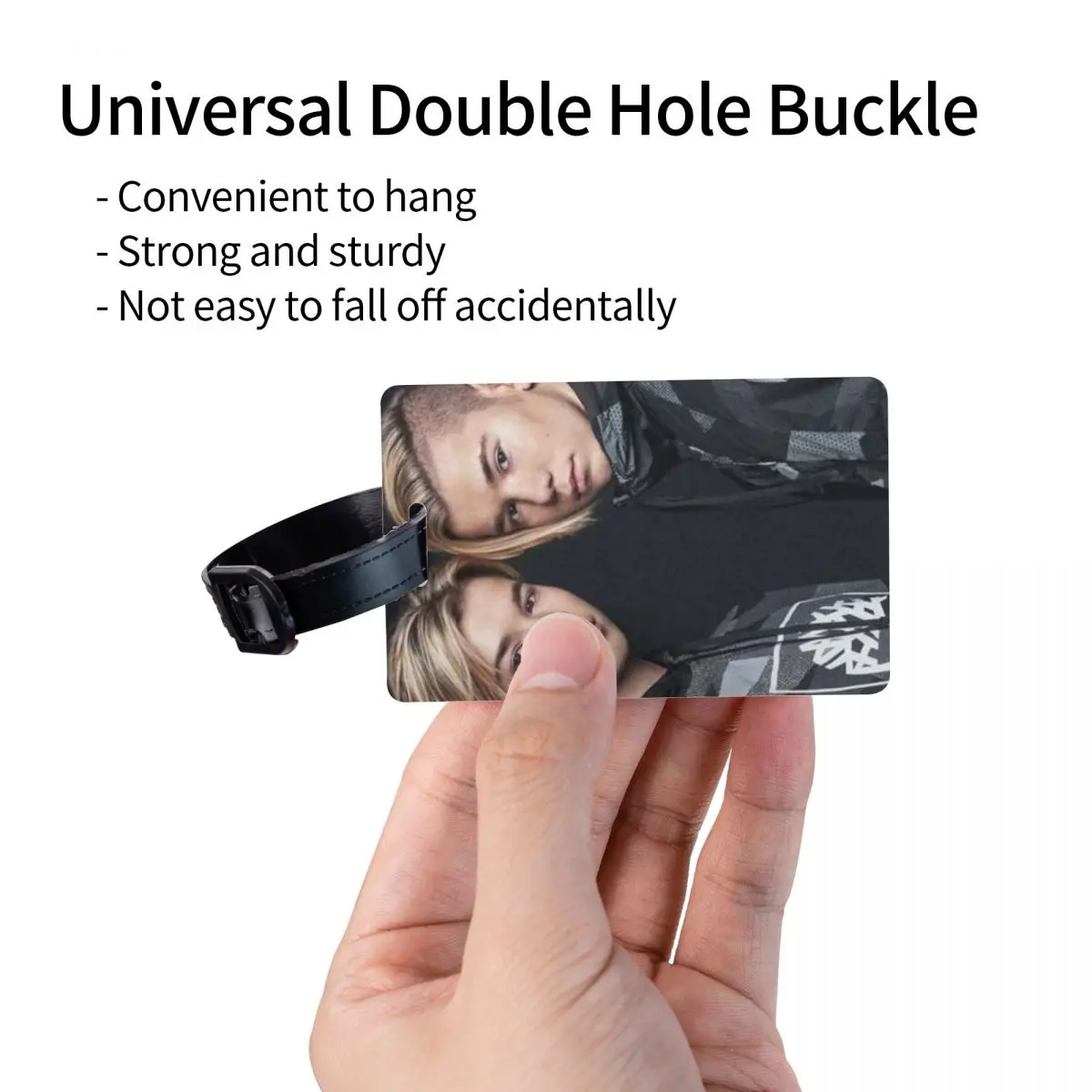 ماركوس ومارتينوس السويد النرويج يوروفيجن علامات الأمتعة حقيبة الموضة الأمتعة الصعود علامة التسمية حامل معرف اسم العنوان #3