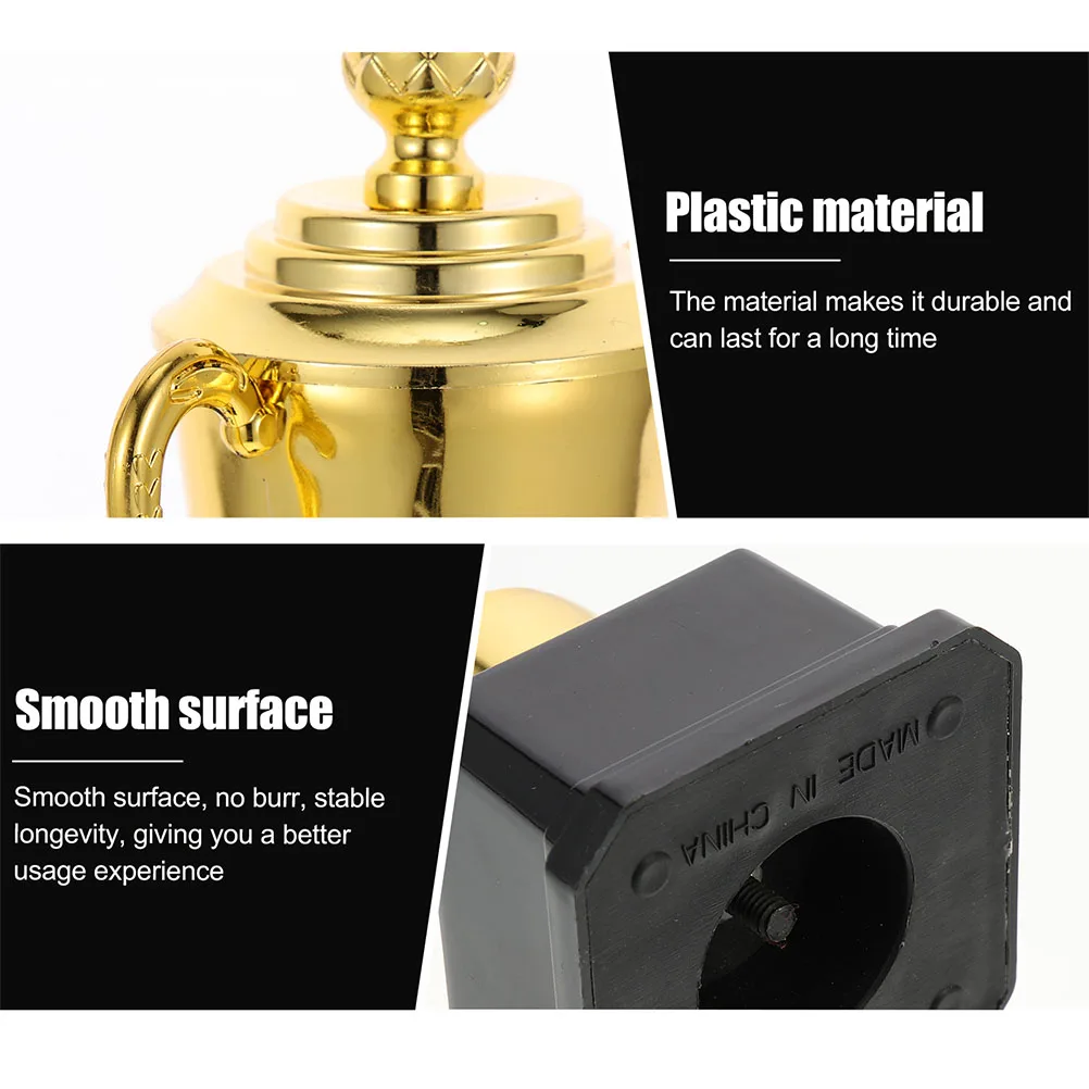 

2pcs Plastic Trophies for Kids Golden Retriever Award Bulk Small Children Trophy Toys Commemorative Souvenirs
