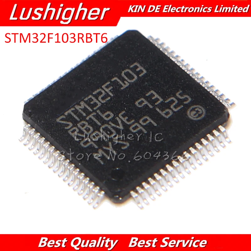 10PCS STM32F103RBT6 STM32F103 QFP64 QFP 32F103RBT6 32F103