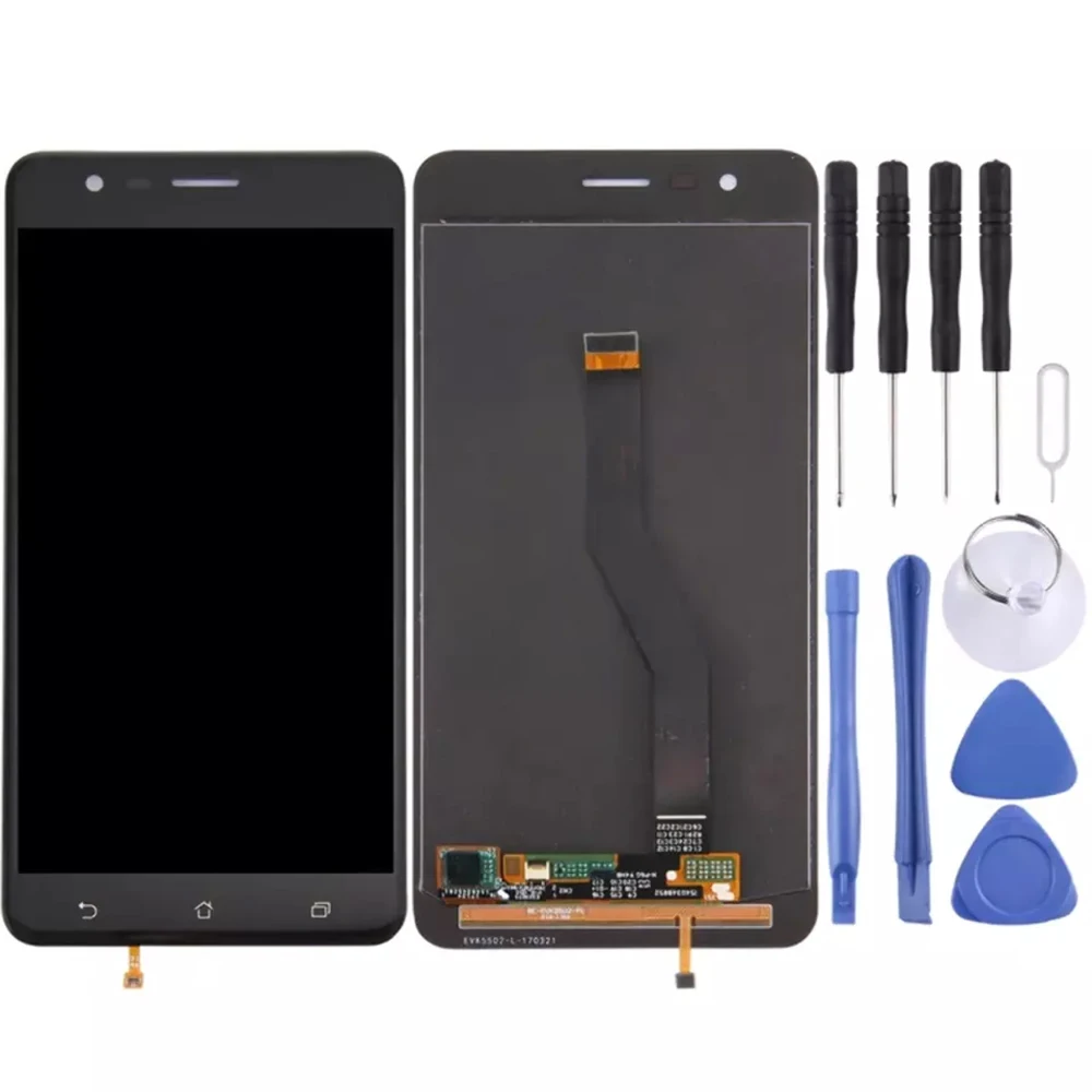 Tested Amoled for Asus ZenFone 3 Zoom ZE553KL Z01HD Z01HDA Touch Screen Digitizer Assembly For ASUS ZE553KL LCD With Frame