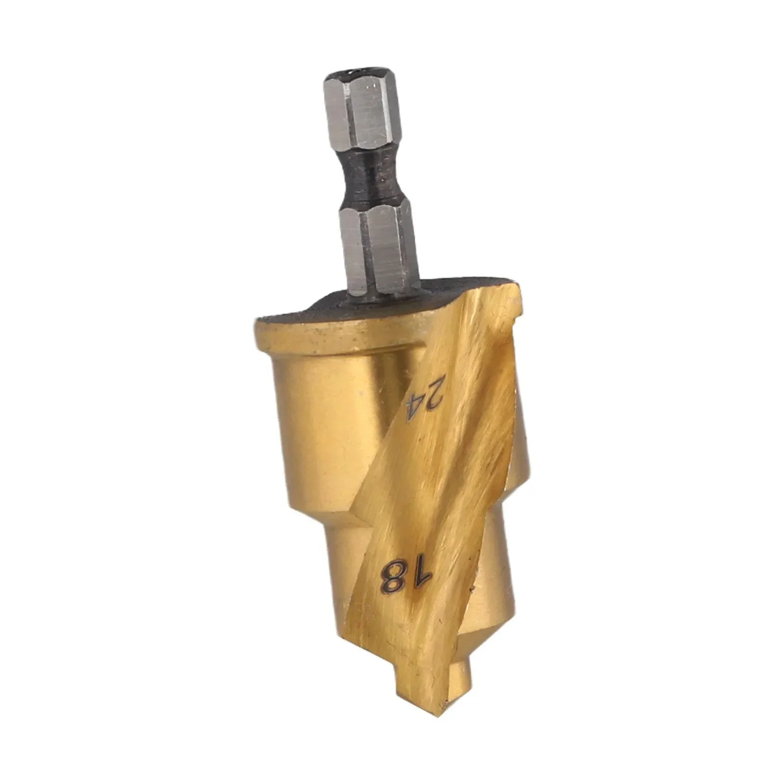 Hexagonal Shank HSS Drill Bit Secure Fit Sturdy Construction Use Easy To Use Efficient Plumbing Tool Hex Shank