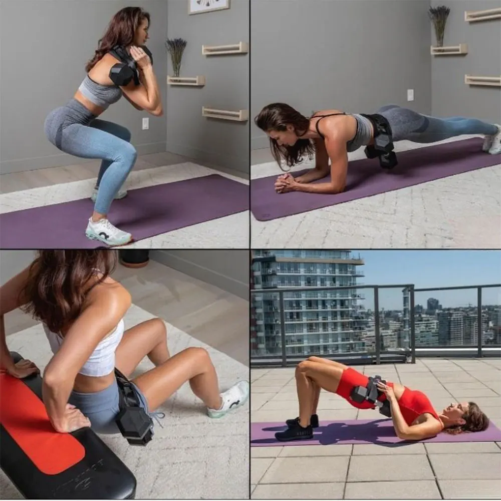 Hip Thrust Belt Pad for Dumbbells Kettlebells Weights Training Squats Lunges Glute Bridges Dips Home Gym Workout Accessories