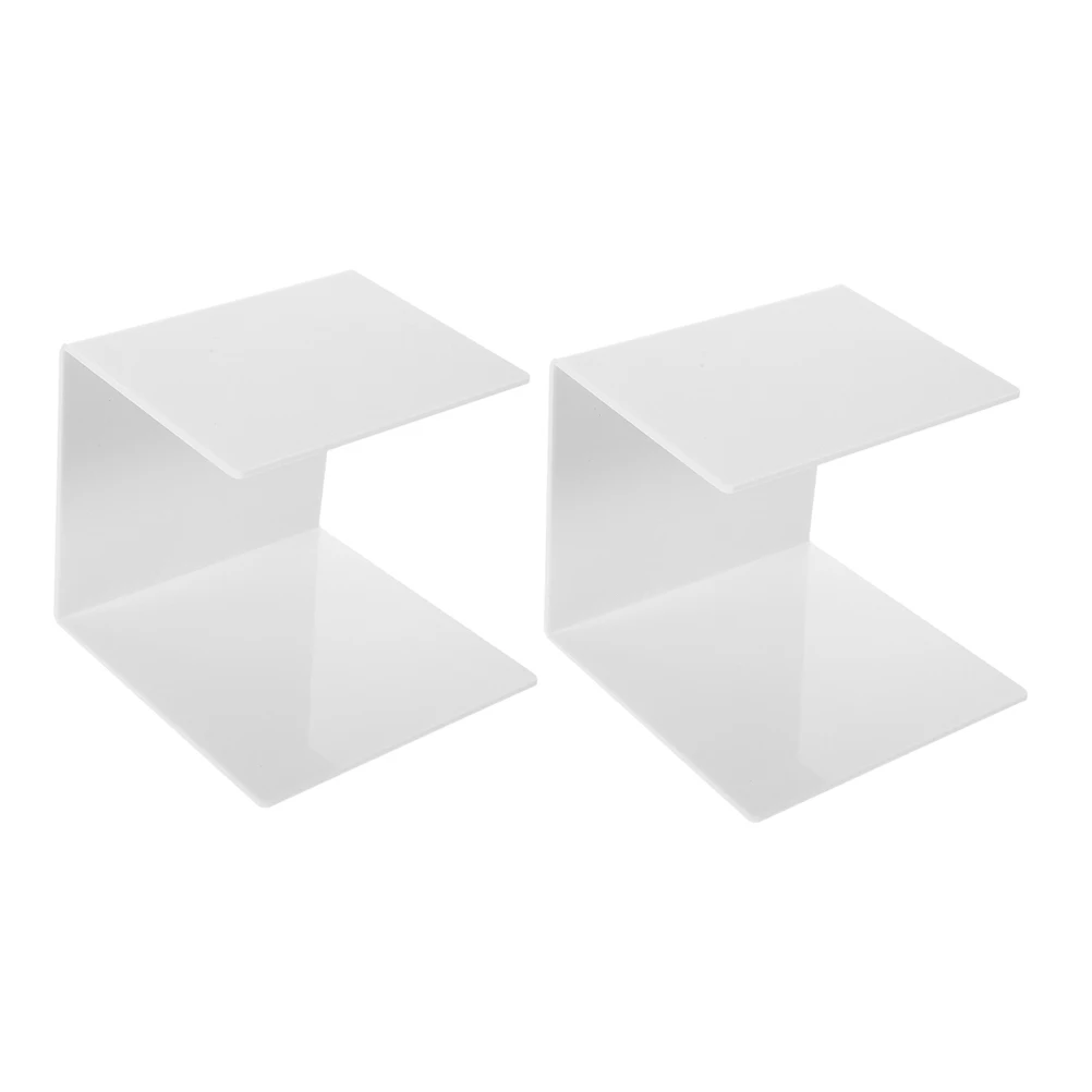 

2pcs Eyelash Extension Pillow Holder White Plastic Organizer Storage Stable Fixation Comfortable Ergonomic Design Portable