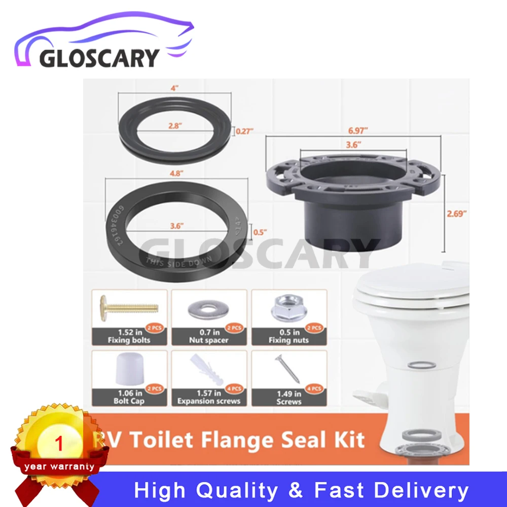 

19 шт. уплотнитель для унитаза RV и комплект напольных фланцев 3 дюйма для унитазов Dometic 300 310 320 RV Ремкомплект 3 в 1 385311652 385311658