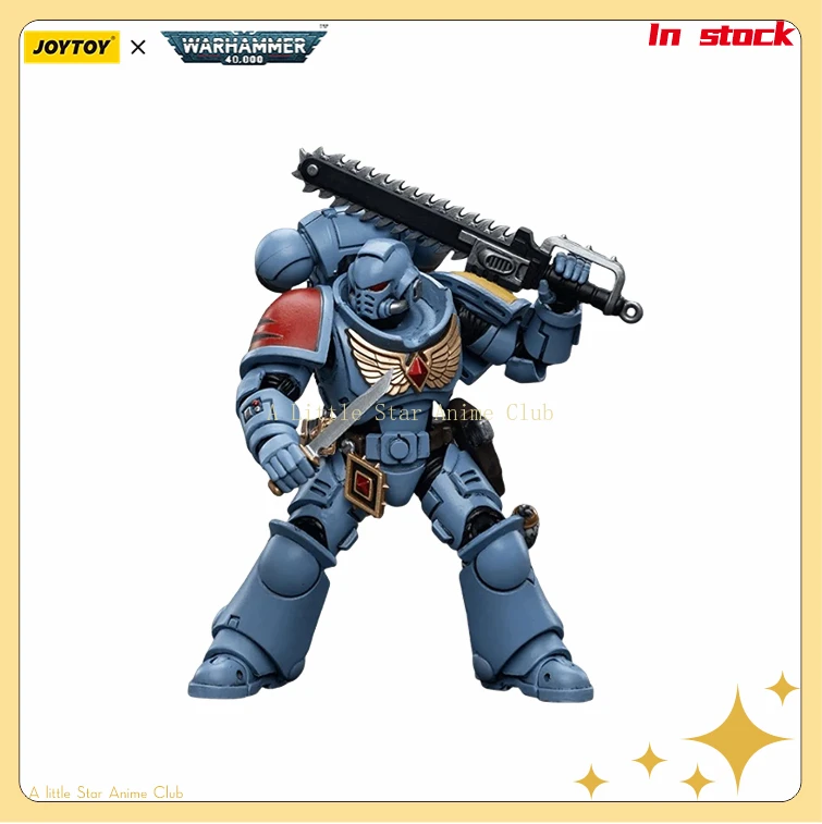 

IN STOCK JOYTOY 1/18 Action Figure Warhammer 40K NEW Space Wolves Intercessors Anime Model Toy Gift