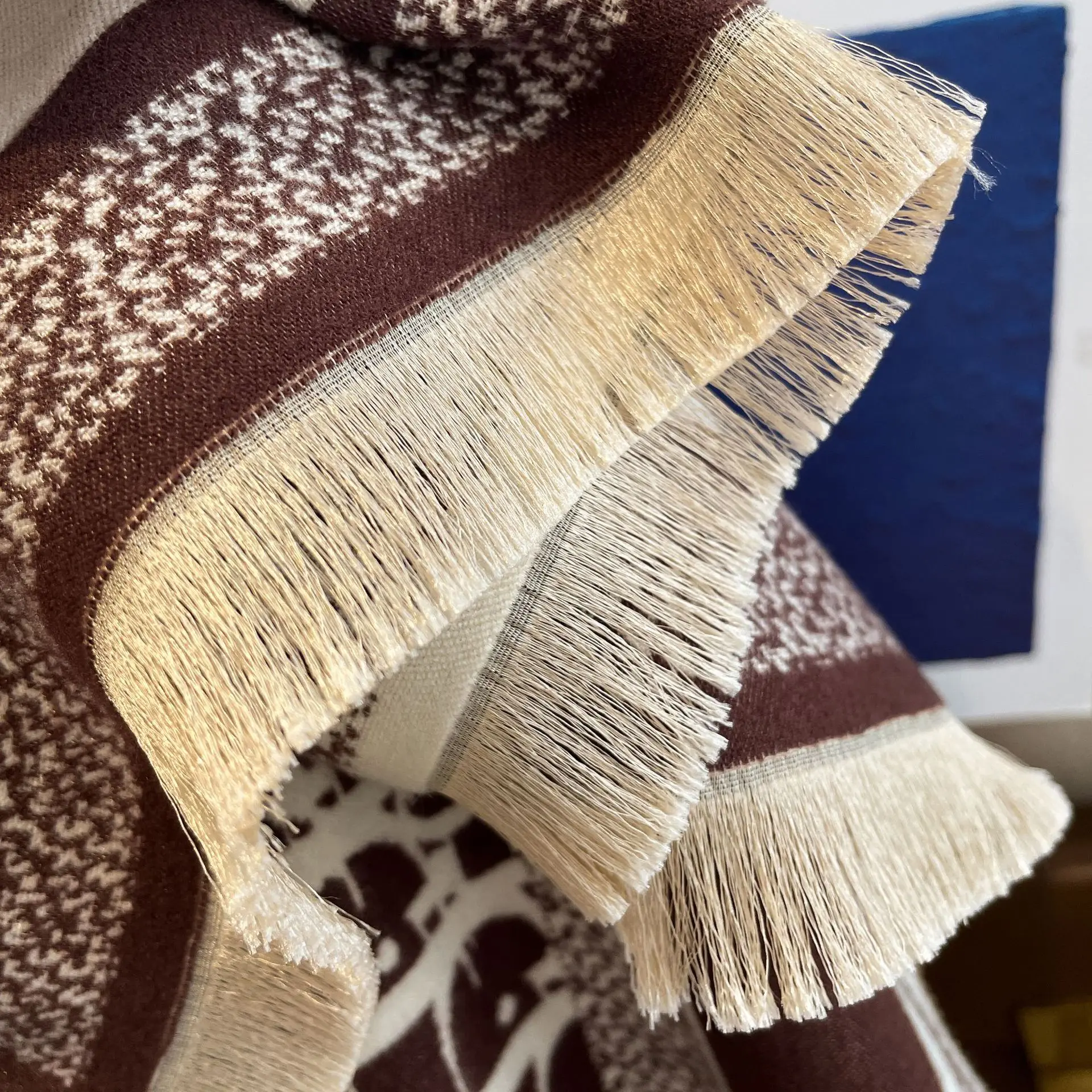 2024 Autumn Winter Fashion Letter Neck Warmer Scarf Women Imitation Cashmere Thick Shawl Travel Blanket