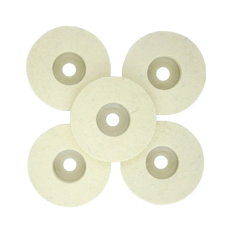 

4Inch Wool Polishing Wheel Angle Grinder Buffing Disc For Rotary Tool Grinding For Polishing And Repairing The Scratches Of