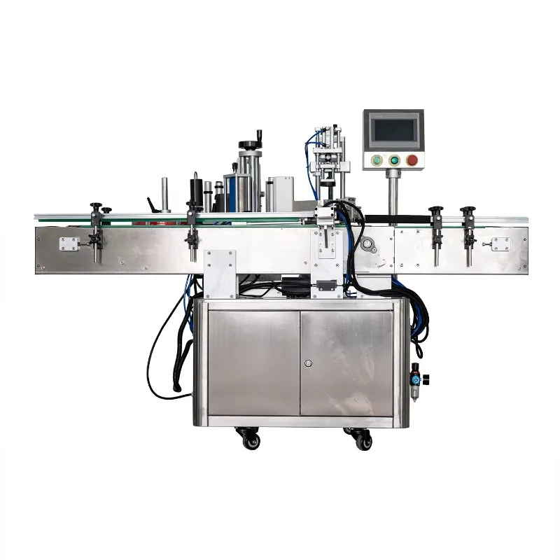 Semi Auto Labeling Machine Automatic Bottle Labeling Printing Machine for square Round Bottle Jar Tube Can