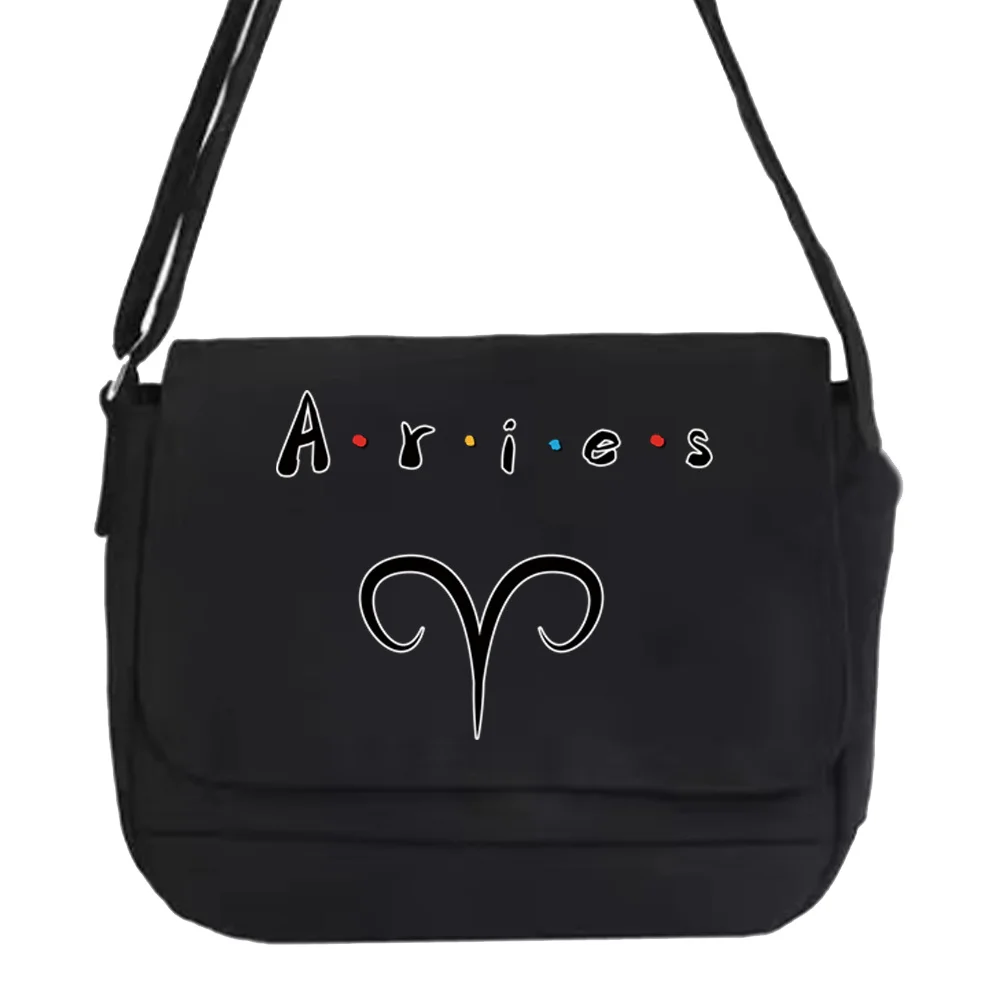 Messenger Bag Leisure Multi-function Messenger Bag Youth Harajuku College Style Portable One-shoulder Constellation Pattern Bags