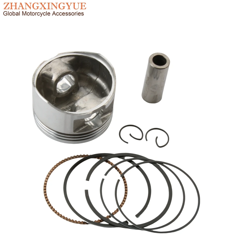 Scooter Piston Kit For Honda PS125 SH125 Ses Dylan Nes Pes S-Wing Pantheon FES Sh 125cc 13011KGF910 13101KGF910 52.4mm /14mm