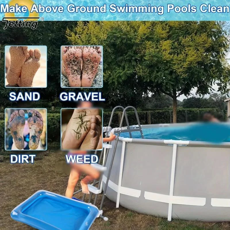 1pc Portable Foldable Pool Cleaning Basin, An Essential For Pool Maintenance Before Use, Can Also Be Used As A Foot Soaking Tub