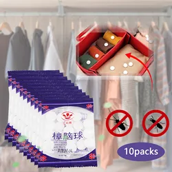 Moth Balls Natural Camphor Balls Wardrobe Anti-Mite Anti-Mite Ball Insect-Proof Shoes Deodorant Pest Mite Control Tool