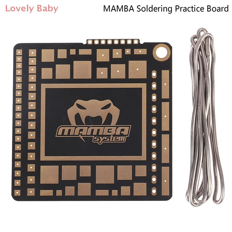 【BBS】DIATONE MAMBA Soldering Practice Board 49X49X1.6mm for FPV Beginner New Pilots Improving Soldering Level DIY Parts