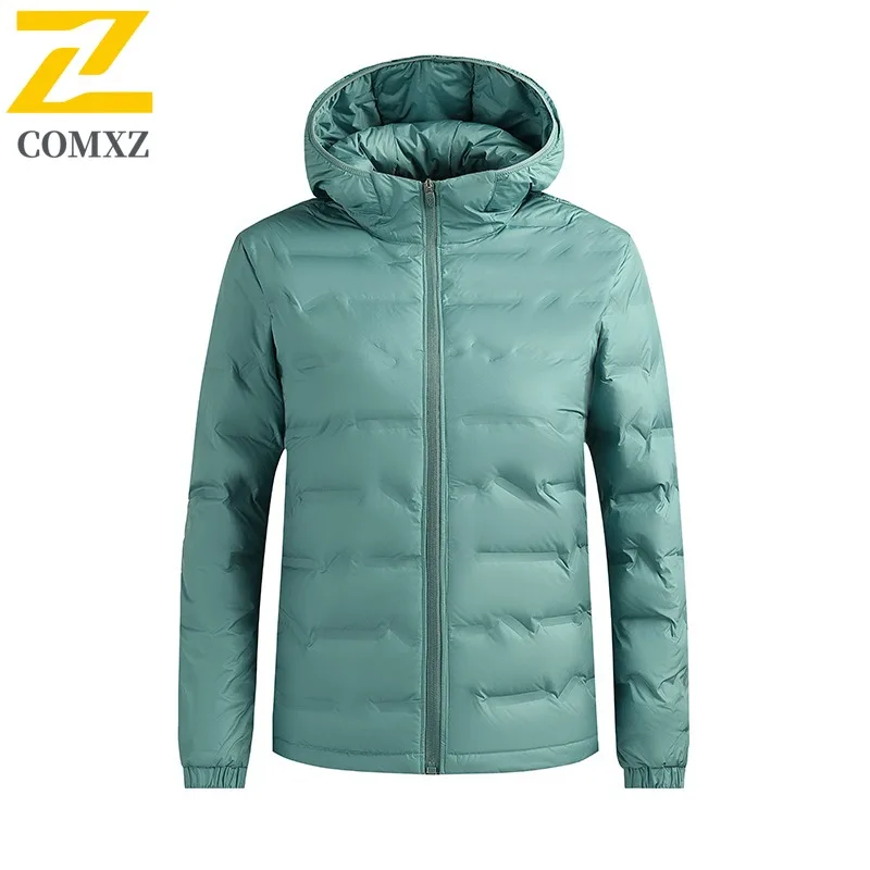

COMXZ Cold Proof Thick Bread Jacket Hooded Korean Fashion Travel Padding Coat Snowy High-Quality Winter Jacket Men's Clothing