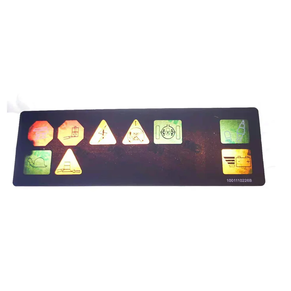 

10PCS main film, auxiliary film, emergency stop film, suitable for Jierjie aerial work vehicle