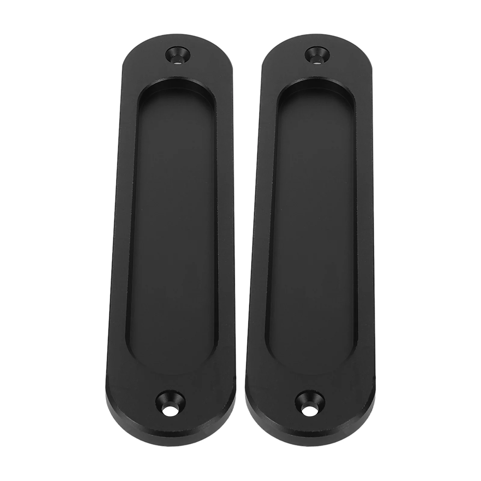 

2pcs Glass Pulls Recessed Handle For Cabinet Sliding Closet Door Hidden Furniture Grip Pocket Door Pull Replacement